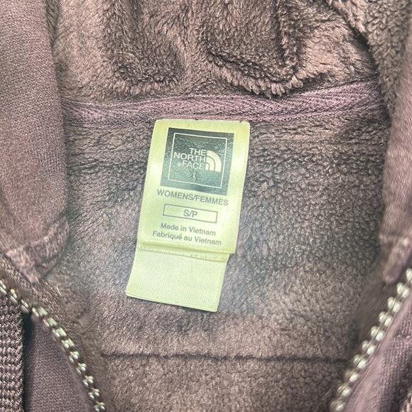 The North Face sherpa lined zip up hoodie Purple size small petite - Picture 8 of 13